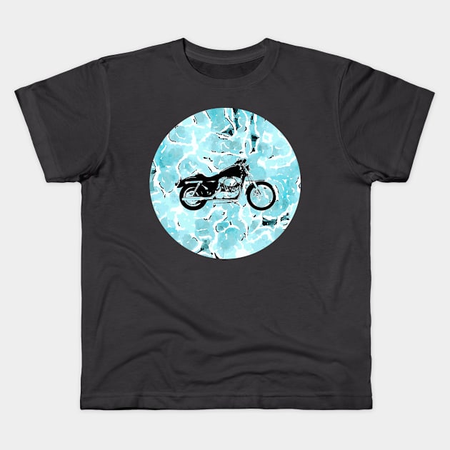 Trippy Bike Kids T-Shirt by CANJ72